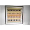 Image 1 : Framed Navajo Weaving by artist Isabelle Mitchell and purchased from The Heard Museum Shop, Phoenix,