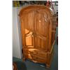 Image 1 : Semi contemporary dome top, two door and two drawer chiffarobe