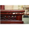 Image 2 : Modern wooden plant stand with illuminating leaded base base, note damage to finish on underside of 