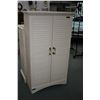 Image 1 : Two door simulated louver bedroom chiffarobe made by Sauder
