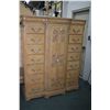 Image 1 : Fourteen drawer and single matching chiffarobe to match lot 285a