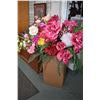 Image 1 : Large box of artifical flowers