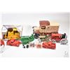 Image 2 : Selection of reproduction die cast vintage style toys including tractors, trucks, delivery truck, fi