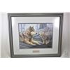 Image 1 : Framed limited edition print titled "Brother Wolf" pencil signed by artist Daniel Smith 356/950 plus