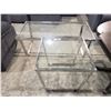 Image 1 : 2 PIECE GLASS TOP COFFEE TABLE SET