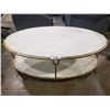 Image 1 : STONE TOP COFFEE TABLE