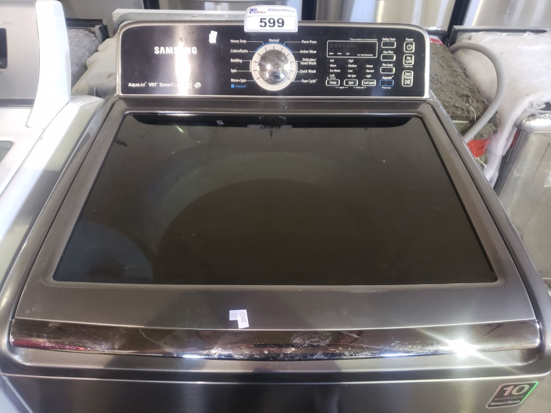 Samsung vrt steam washer for sale in marysville, wa SAMSUNG AQUA JET VRT SMARTCARE WASHING MACHINE MODEL # WA456DRHDSU/AA