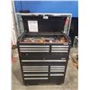 Image 2 : KIRKLAND SIGNATURE 2 PIECE ROLLING TOOL CART WITH CONTENTS COMES WITH KEYS (IN OFFICE)