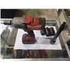 Image 2 : MILWAUKEE POWER DRILL, SOCKET SET + EXTRAS, & BATTERY CHARGER