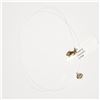Image 3 : 14K DIAMOND(0.35CT,I2,G) INVISIBLE FLOATING NEW DESIGN NECKLACE