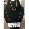 Image 1 : 10K GOLD ANKLET AND CHAIN