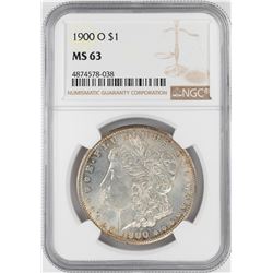 1900-O $1 Morgan Silver Dollar Coin NGC MS63