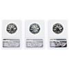 Image 2 : Lot of (3) 1959 Proof Franklin Half Dollar Coins NGC PF66