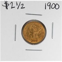 1900 $2 1/2 Liberty Head Quarter Eagle Gold Coin