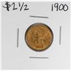 Image 1 : 1900 $2 1/2 Liberty Head Quarter Eagle Gold Coin