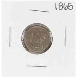 1865 Three Cent Nickel Coin