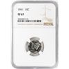 Image 1 : 1941 Proof Mercury Dime Coin NGC PF67