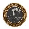 Image 1 : .999 Silver Mirage Las Vegas Nevada $10 Casino Limited Edition Gaming Token