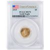 Image 1 : 2015 $5 American Gold Eagle Coin PCGS MS70 First Strike
