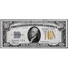 Image 1 : 1934A $10 North Africa WWII Emergency Issue Silver Certificate Note