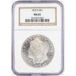 1879-S $1 Morgan Silver Dollar Coin NGC MS65