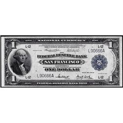 1918 $1 Federal Reserve Bank Note San Francisco