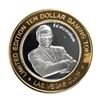 Image 1 : .999 Silver Las Vegas Club $10 Casino Limited Edition Gaming Token