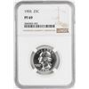 Image 1 : 1955 Proof Washington Quarter Coin NGC PF69