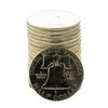 Image 2 : Roll of (20) Brilliant Uncirculated 1962-D Franklin Half Dollar Coins