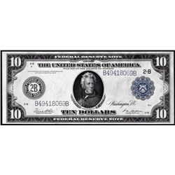 1914 $10 Federal Reserve Note New York