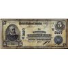 1902 Date Back $5 Washington NB Washington, Kansas CH# 3167 National Currency Note