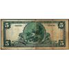 Image 2 : 1902 Date Back $5 Washington NB Washington, Kansas CH# 3167 National Currency Note