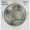 1923-D $1 Peace Silver Dollar Coin