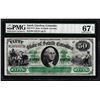 1872 $50 State of South Carolina Revenue Bond Obsolete Note PMG Superb Gem Unc. 67EPQ