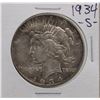 1934-S $1 Peace Silver Dollar Coin