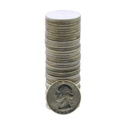 Roll of (40) Brilliant Uncirculated 1954-S Washington Quarter Coins