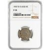 1937-D 3 Legged Buffalo Nickel Coin NGC F15