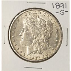 1891-S $1 Morgan Silver Dollar Coin