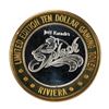 Image 1 : .999 Silver Riviera Hotel & Casino Las Vegas $10 Casino Limited Edition Gaming Token