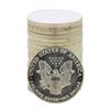 Image 2 : Roll of (20) Brilliant Uncirculated 1990 $1 American Silver Eagle Coins