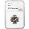 Image 1 : 1956 Proof Jefferson Nickel Coin NGC PF69