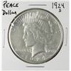 Image 1 : 1924-S $1 Peace Silver Dollar Coin