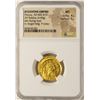 Image 1 : AD 602-610 Phocas Byzantine Empire Solidus Ancient Gold Coin NGC MS