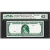 Image 1 : 1929 10 Unit American Bank Note Co. "Test Note" PMG Choice Uncirculated 63EPQ