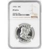 Image 1 : 1955 Proof Franklin Half Dollar Coin NGC PF67* Star
