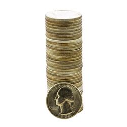 Roll of (40) Brilliant Uncirculated 1954-S Washington Quarter Coins