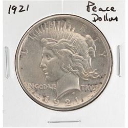 1921 $1 Peace Silver Dollar Coin