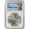 Image 1 : 1984Mo Mexico 1 Onza Libertad Silver Coin NGC MS66