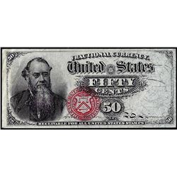 March 3, 1863 Fourth Issue 50 Cent Fractional Currency Note