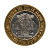 Image 2 : .999 Silver Whiskey Petes Casino Jean, Nevada $10 Limited Edition Gaming Token